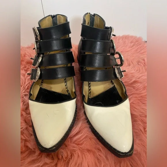 TOGA PULLA Archive Western Buckle Boots sz 7 - Picture 4 of 7